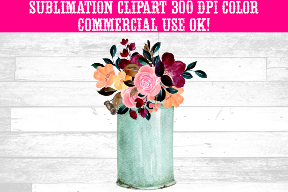 Decorative Floral Watercolor Rustic Milk Can Clipart: A Practical Guide for Creators