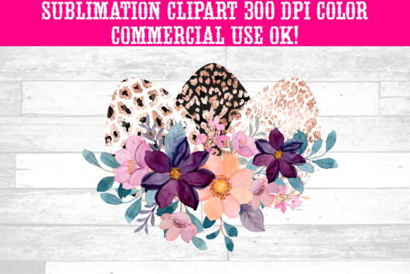 Floral Cheetah Easter Egg Arrangement: A Versatile PNG Design File
