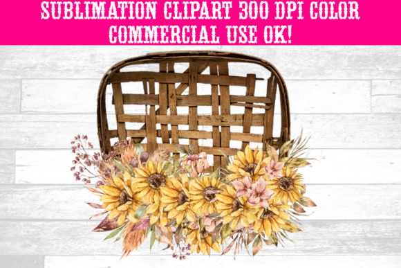 Floral Watercolor Tobacco Basket: A Versatile Digital Asset for Modern Creators