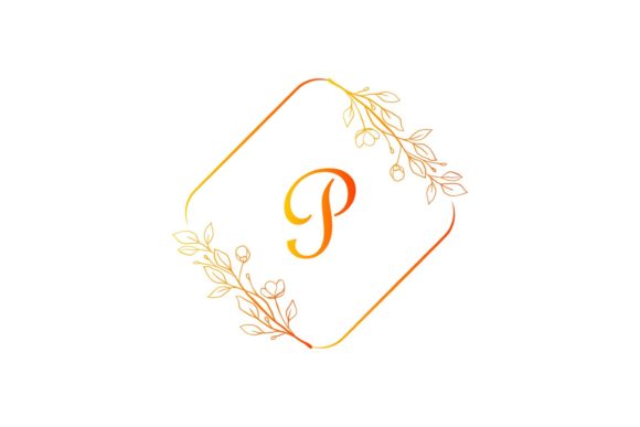 Monogram Floral Gradient: A Modern Design Element