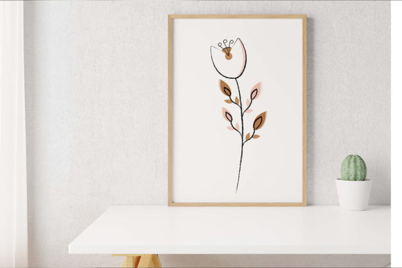 The Beauty of Instant Minimalist Floral Wall Art