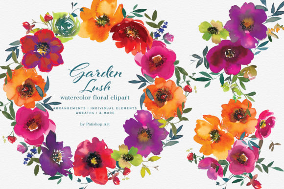 The Strategic Role of a Watercolor Colorful Floral Clipart Set