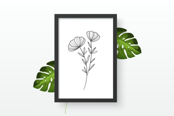 The Understated Power of Floral Line Drawing Wall Art