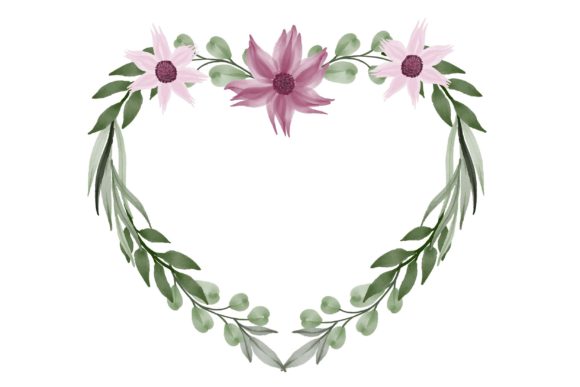 The Versatility of the Set of Pink Floral Watercolor Frame