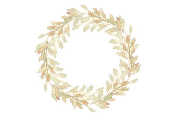 The Watercolor Leaf Foliage Floral Wreath: A Versatile Digital Asset for Modern Creativity