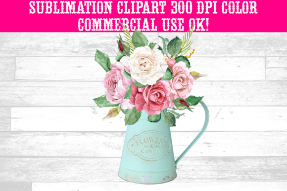 Watercolor Floral Water Pitchers: Your Digital Toolkit for Beautiful Designs